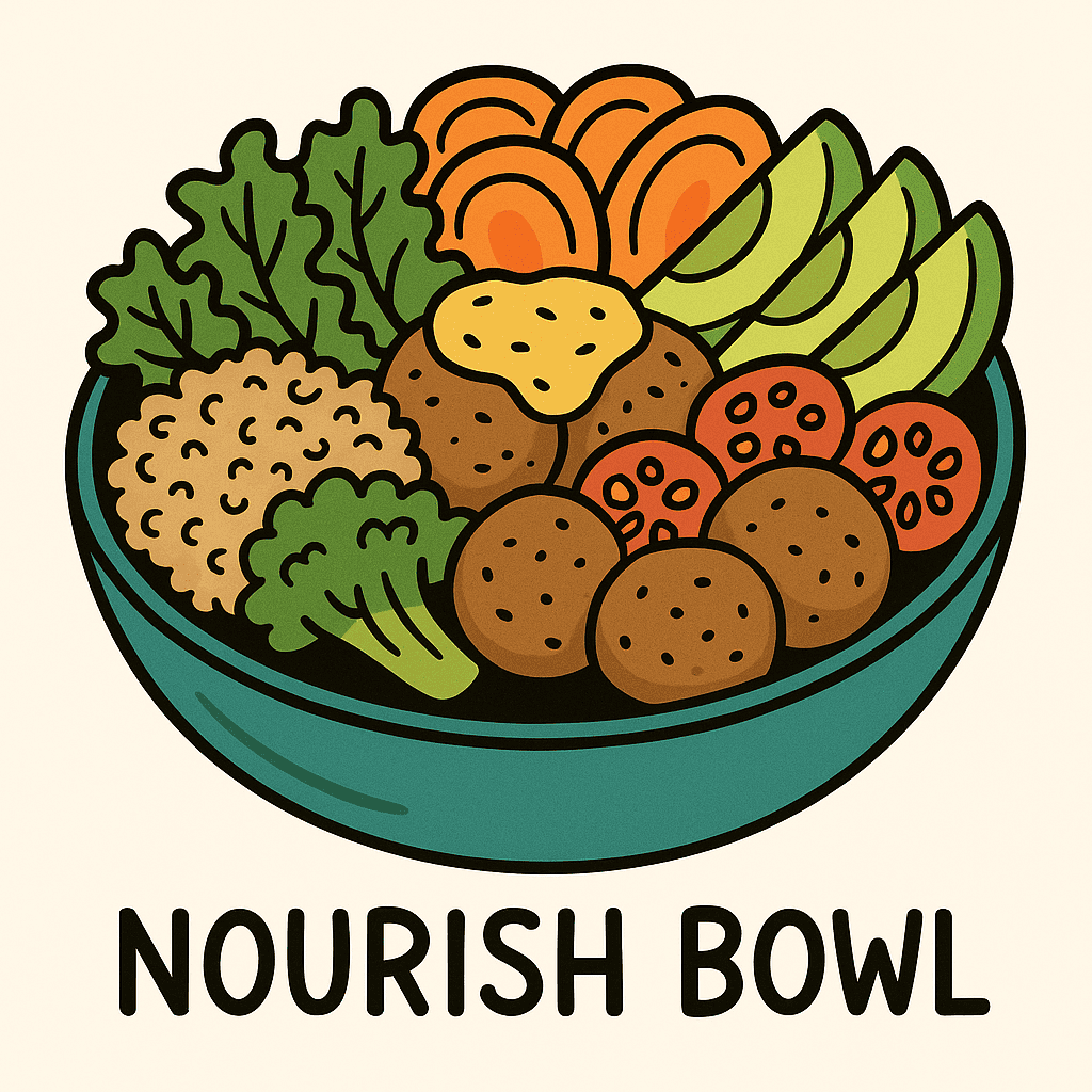 a drawing of a nourish bowl